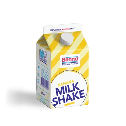 Picture of BENNA BANANA FLAVOUR MILK 500M